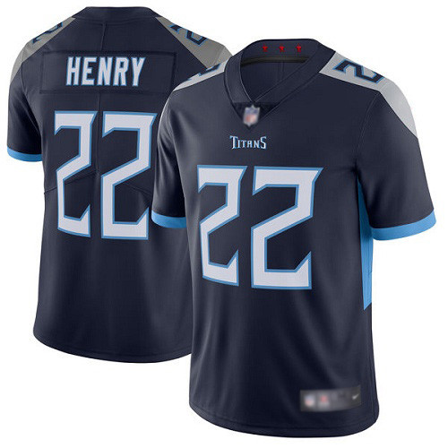 Men's Tennessee Titans #22 Derrick Henry Light Blue New 2018 Vapor Untouchable Limited Stitched Jersey