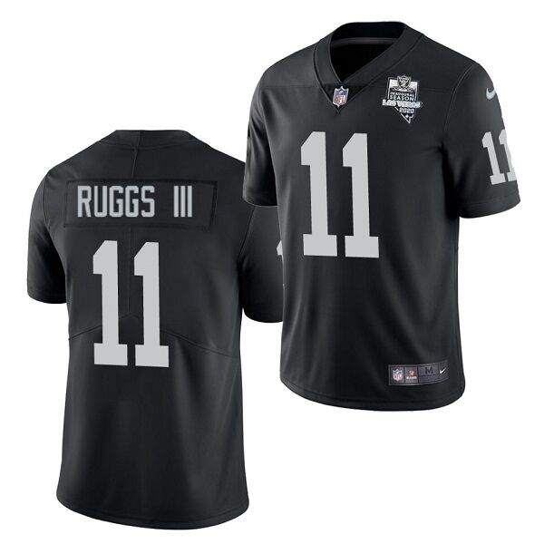 Men's Las Vegas Raiders #11 Henry Ruggs III Black NFL 2020 Inaugural Season Vapor Limited Stitched Jersey