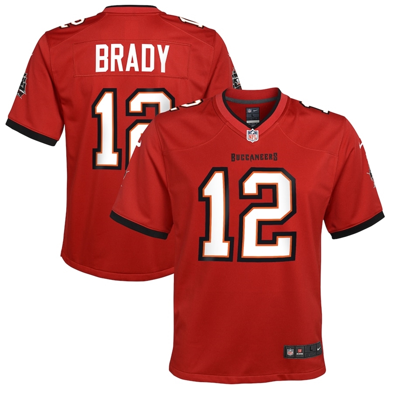 Nike Buccaneers #12 Tom Brady Red Men's Stitched NFL Season Vapor Limited Jersey