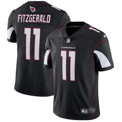 Men's Arizona Cardinals #11 Larry Fitzgerald Black Vapor Untouchable Limited Stitched NFL Jerseyuchable Limited Stitched NFL Jersey
