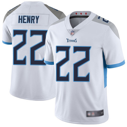 Men's NFL Tennessee Titans #22 Derrick Henry White New 2018 Vapor Untouchable Limited Stitched Jersey