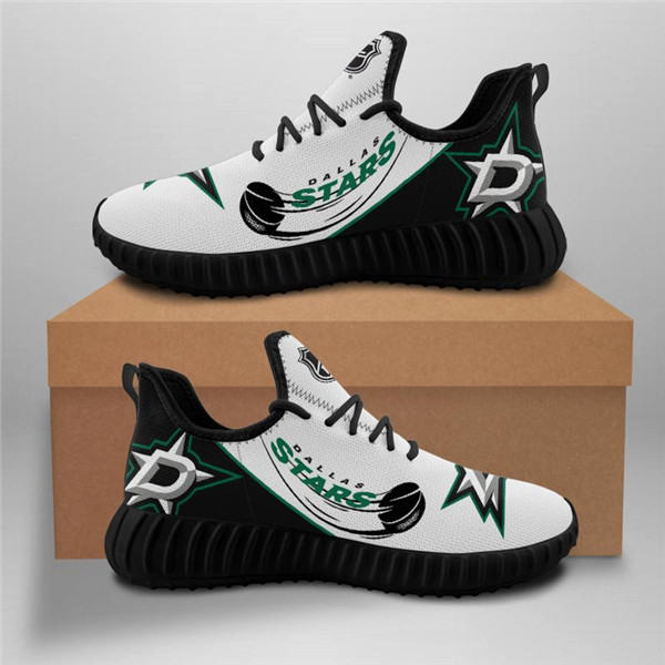 Women's Dallas Stars Mesh Knit Sneakers/Shoes 003