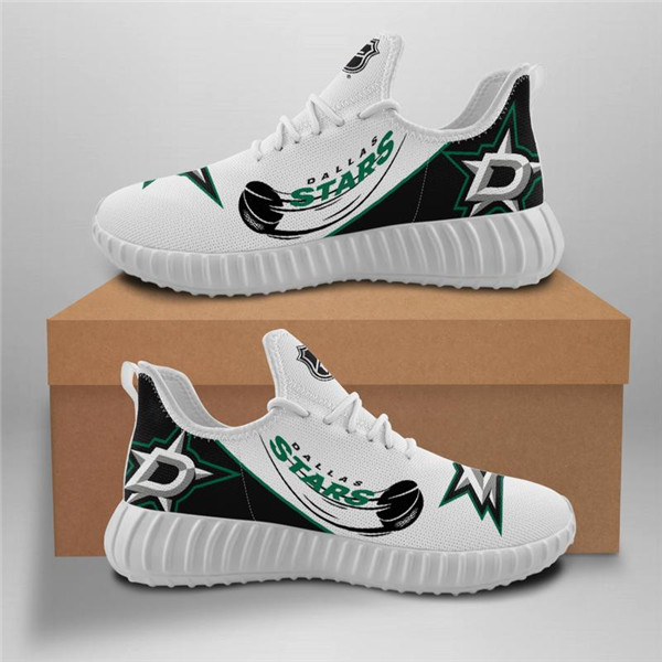 Women's Dallas Stars Mesh Knit Sneakers/Shoes 004