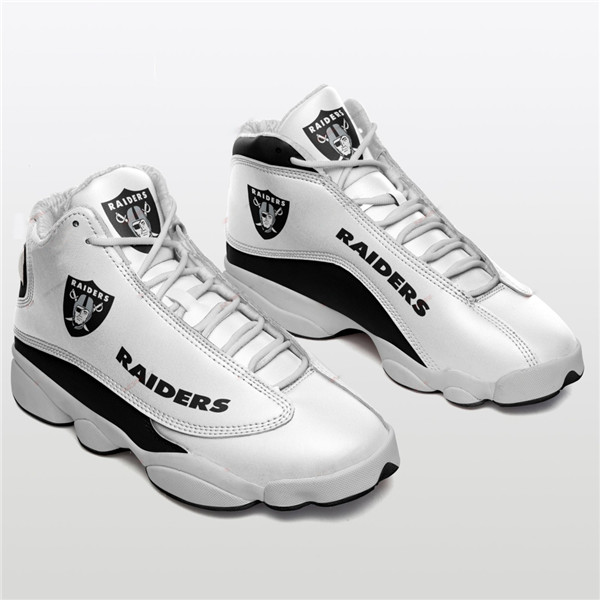 Men's Las Vegas Raiders Limited Edition JD13 Sneakers 005 Men's Las Vegas Raiders Limited Edition JD13 Sneakers 005