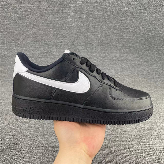 Women's Air Force 1 Black Shoes Top 0287