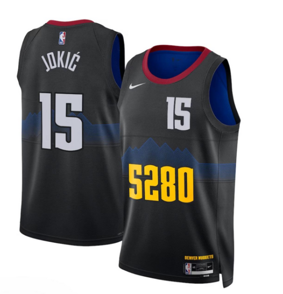 Women's Denver Nuggets Active Player Custom Black 2023 City Edition Stitched Basketball Jersey