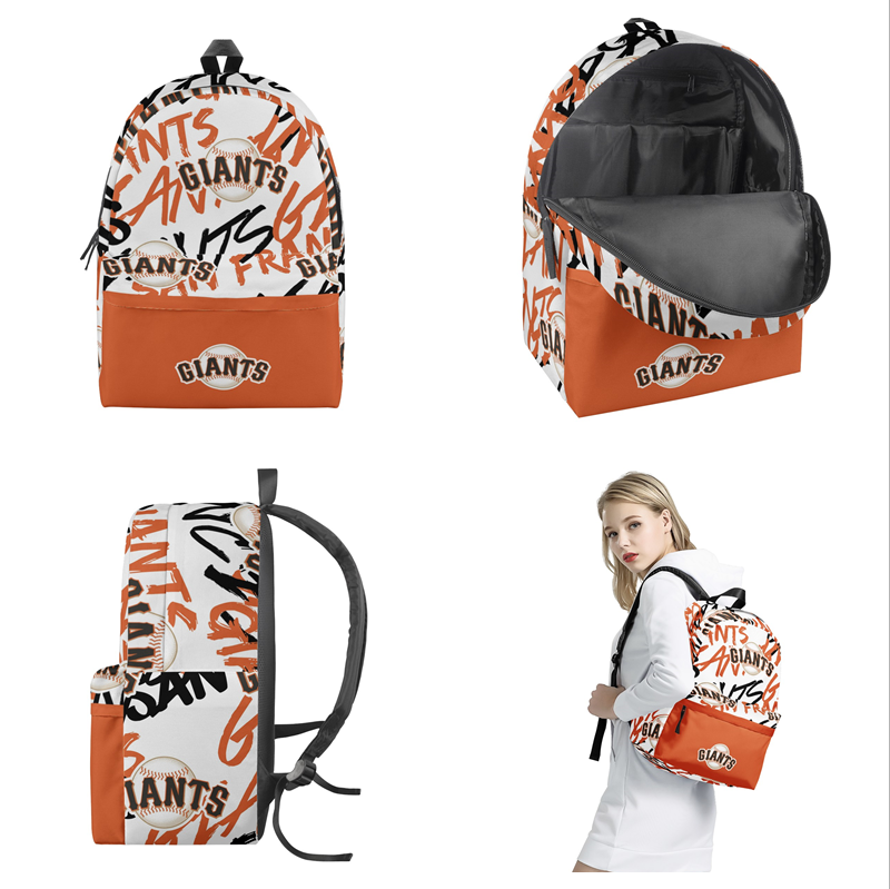 San Francisco Giants All Over Print Polyester Backpack 001