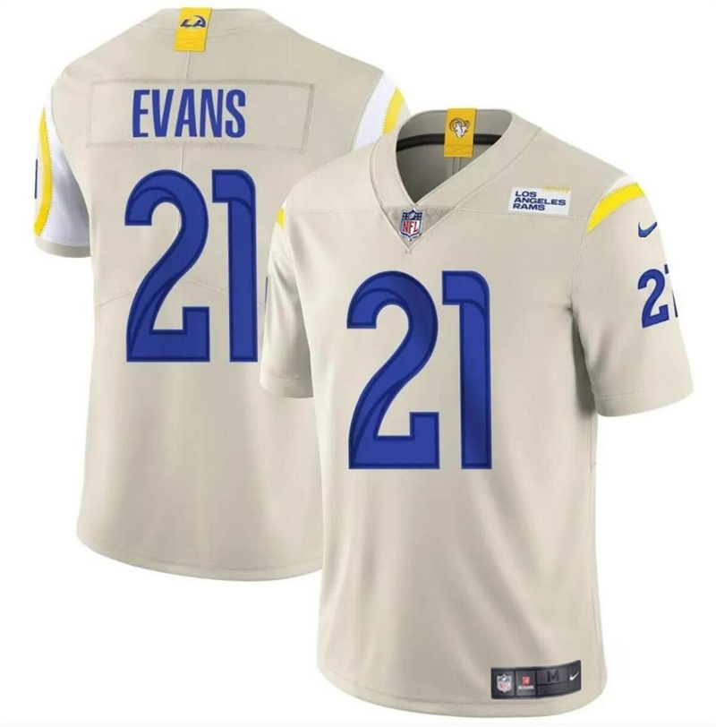 Youth Los Angeles Rams #21 Zach Evans Bone 2024 Vapor Untouchable Stitched Football Jersey