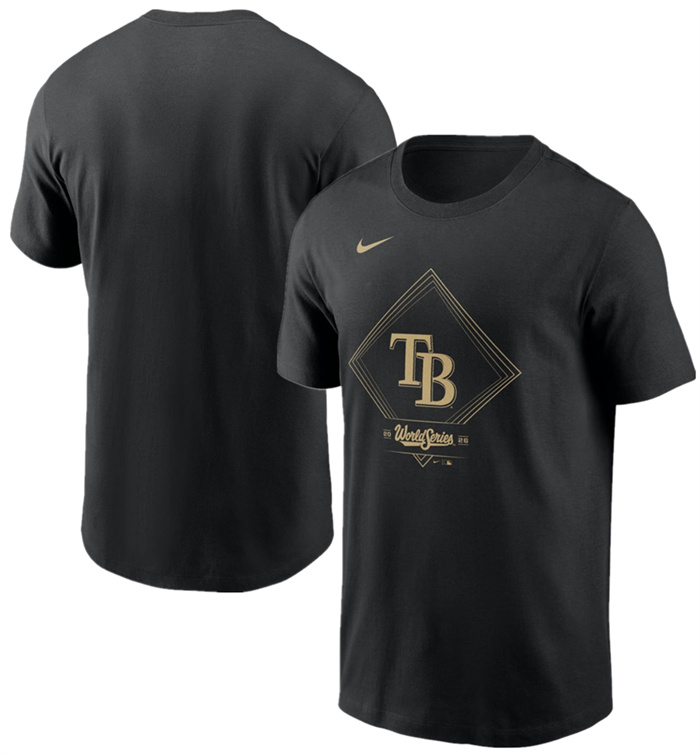 Men's Tampa Bay Rays Black 2026 World Series T-Shirt