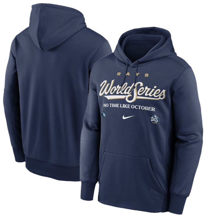 Men's Tampa Bay Rays Navy 2026 World Series Collection Therma Fleece Hoodie
