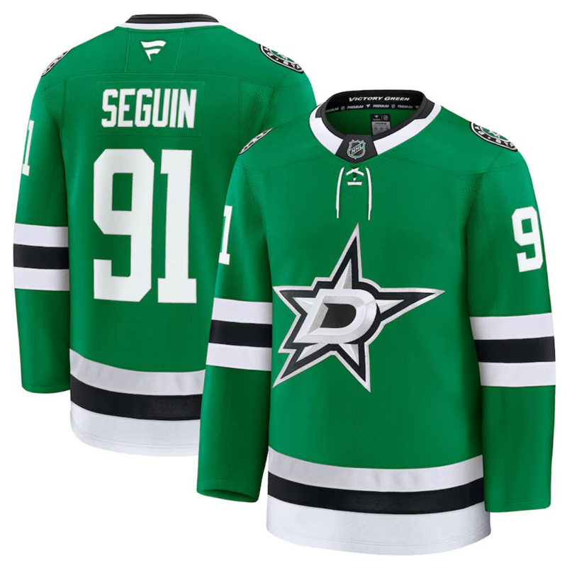 Men's Dallas Stars #91 Tyler Seguin Green 2024-25 Stitched Hockey Jersey Men's Dallas Stars #91 Tyler Seguin Green 2024-25 Stitched Hockey Jersey