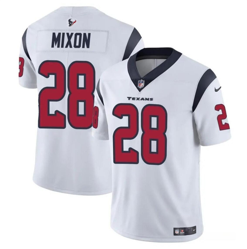 Youth Houston Texans #28 Joe Mixon White Vapor Untouchable Limited Stitched Football Jersey