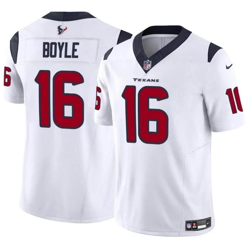 Youth Houston Texans #16 Tim Boyle White 2024 F.U.S.E Vapor Untouchable Limited Stitched Football Jersey