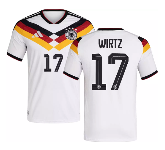 Women's Germany #17 Florian Wirtz White 2026 Home Authentic Soccer Jersey