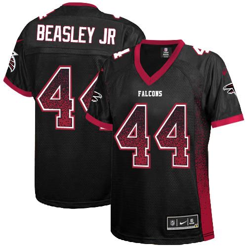 Nike Falcons #44 Vic Beasley Jr Black Alternate Women's Stitched NFL Elite Drift Fashion Jersey Nike Falcons #44 Vic Beasley Jr Black Alternate Women's Stitched NFL Elite Drift Fashion Jersey
