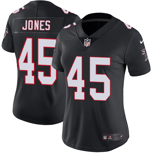 Nike Falcons #45 Deion Jones Black Alternate Women's Stitched NFL Vapor Untouchable Limited Jersey Nike Falcons #45 Deion Jones Black Alternate Women's Stitched NFL Vapor Untouchable Limited Jersey