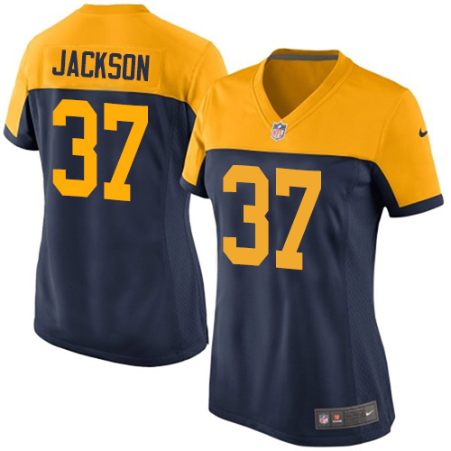 Nike Packers #37 Josh Jackson Navy Blue Alternate Women's Stitched NFL New Limited Jersey Nike Packers #37 Josh Jackson Navy Blue Alternate Women's Stitched NFL New Limited Jersey