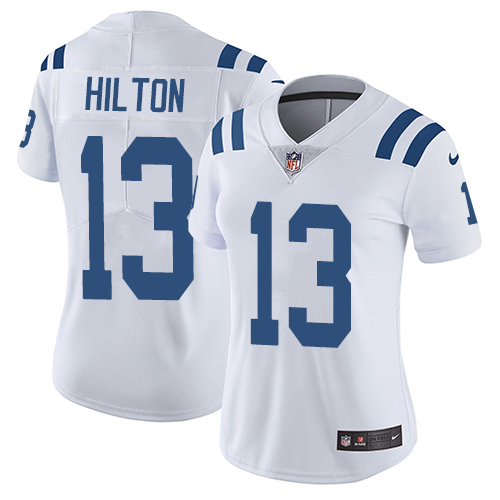 Nike Colts #13 T.Y. Hilton White Women's Stitched NFL Vapor Untouchable Limited Jersey Nike Colts #13 T.Y. Hilton White Women's Stitched NFL Vapor Untouchable Limited Jersey