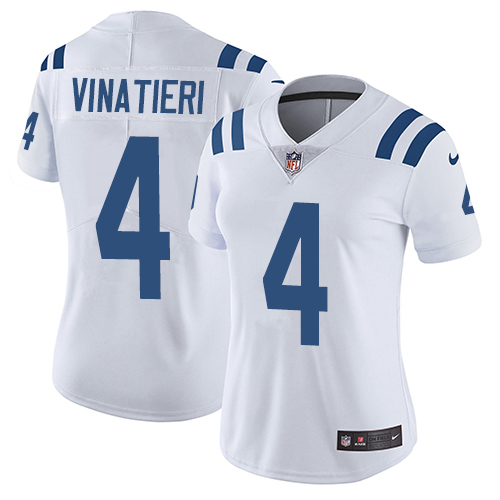Nike Colts #4 Adam Vinatieri White Women's Stitched NFL Vapor Untouchable Limited Jersey Nike Colts #4 Adam Vinatieri White Women's Stitched NFL Vapor Untouchable Limited Jersey