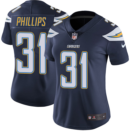 Nike Chargers #31 Adrian Phillips Navy Blue Team Color Women's Stitched NFL Vapor Untouchable Limited Jersey