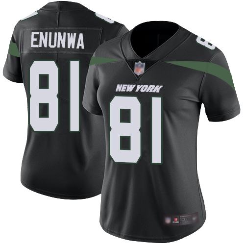 Nike Jets #81 Quincy Enunwa Black Alternate Women's Stitched NFL Vapor Untouchable Limited Jersey Nike Jets #81 Quincy Enunwa Black Alternate Women's Stitched NFL Vapor Untouchable Limited Jersey