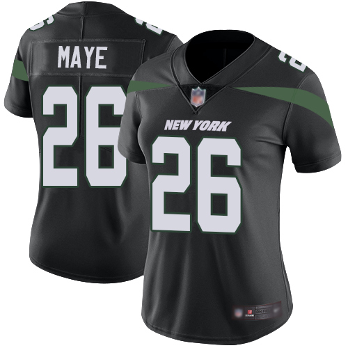 Nike Jets #26 Marcus Maye Black Alternate Women's Stitched NFL Vapor Untouchable Limited Jersey Nike Jets #26 Marcus Maye Black Alternate Women's Stitched NFL Vapor Untouchable Limited Jersey