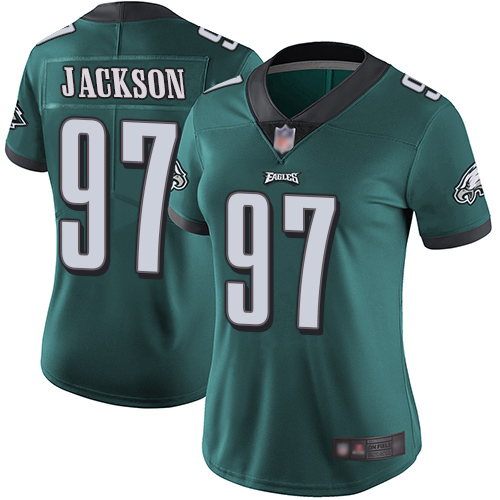 Nike Eagles #97 Malik Jackson Midnight Green Team Color Women's Stitched NFL Vapor Untouchable Limited Jersey Nike Eagles #97 Malik Jackson Midnight Green Team Color Women's Stitched NFL Vapor Untouchable Limited Jersey