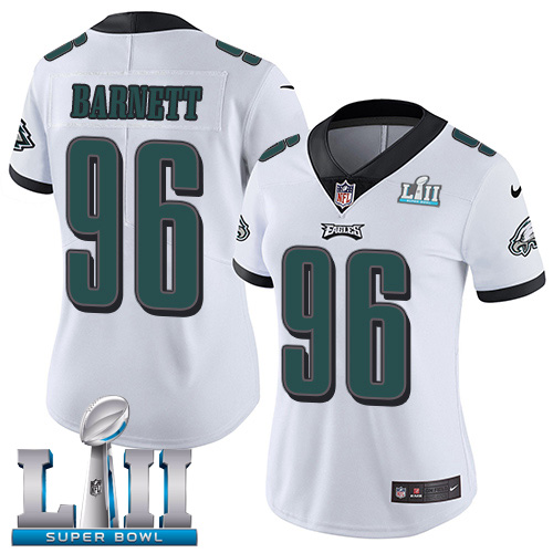 Nike Eagles #96 Derek Barnett White Super Bowl LII Women's Stitched NFL Vapor Untouchable Limited Jersey Nike Eagles #96 Derek Barnett White Super Bowl LII Women's Stitched NFL Vapor Untouchable Limited Jersey