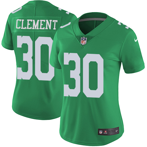Nike Eagles #30 Corey Clement Green Women's Stitched NFL Limited Rush Jersey Nike Eagles #30 Corey Clement Green Women's Stitched NFL Limited Rush Jersey
