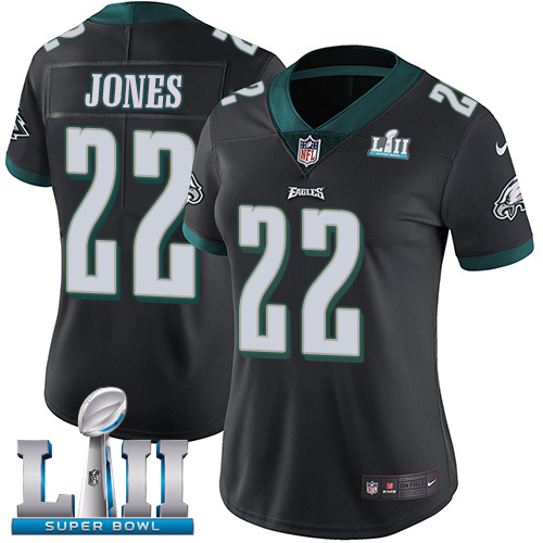 Nike Eagles #22 Sidney Jones Black Alternate Super Bowl LII Women's Stitched NFL Vapor Untouchable Limited Jersey Nike Eagles #22 Sidney Jones Black Alternate Super Bowl LII Women's Stitched NFL Vapor Untouchable Limited Jersey