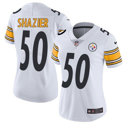 Nike Steelers #50 Ryan Shazier White Women's Stitched NFL Vapor Untouchable Limited Jersey Nike Steelers #50 Ryan Shazier White Women's Stitched NFL Vapor Untouchable Limited Jersey