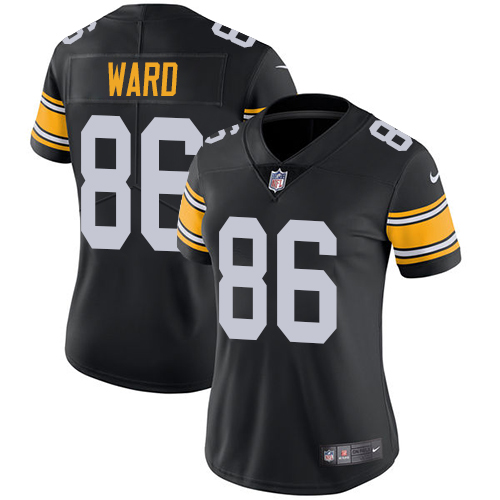 Nike Steelers #86 Hines Ward Black Alternate Women's Stitched NFL Vapor Untouchable Limited Jersey Nike Steelers #86 Hines Ward Black Alternate Women's Stitched NFL Vapor Untouchable Limited Jersey