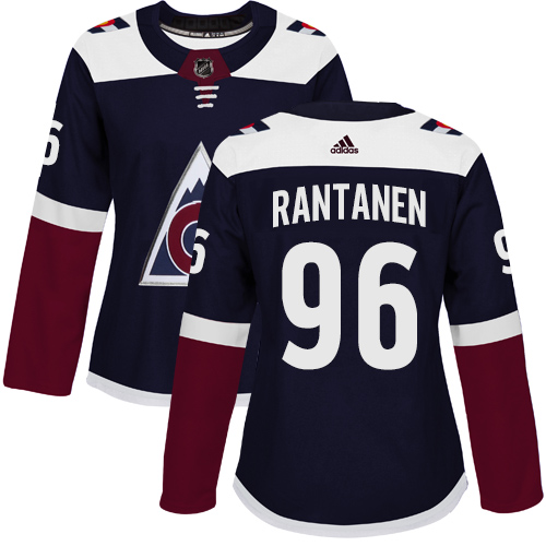 Adidas Avalanche #96 Mikko Rantanen Navy Alternate Authentic Women's Stitched NHL Jersey Adidas Avalanche #96 Mikko Rantanen Navy Alternate Authentic Women's Stitched NHL Jersey