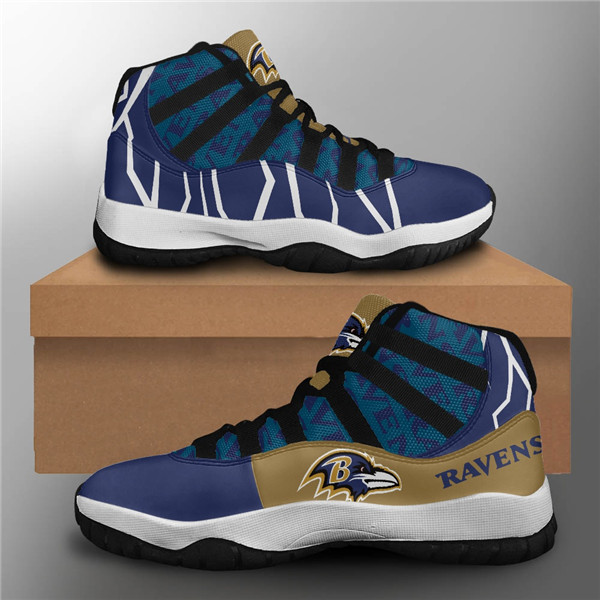 Women's Baltimore Ravens Air Jordan 11 Sneakers 3002