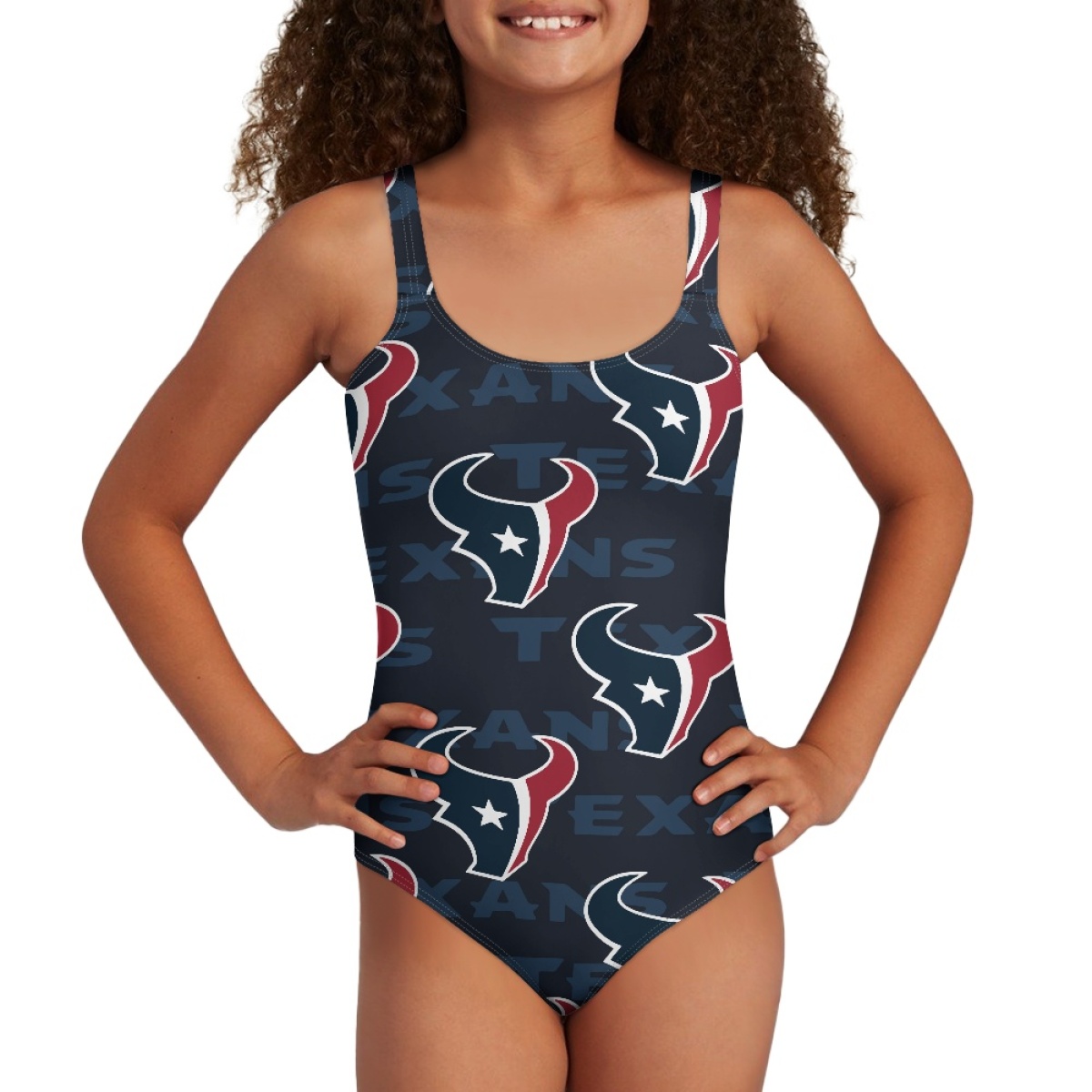 Youth Houston Texans Bodysuit Comfortable Swimwear Beachwear Bathing 001(Pls check description for details)