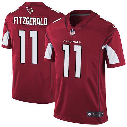 Nike Cardinals #11 Larry Fitzgerald Red Team Color Youth Stitched NFL Vapor Untouchable Limited Jersey