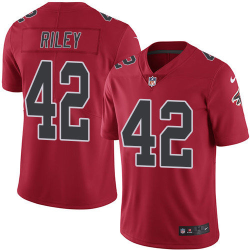 Nike Falcons #42 Duke Riley Red Youth Stitched NFL Limited Rush Jersey Nike Falcons #42 Duke Riley Red Youth Stitched NFL Limited Rush Jersey