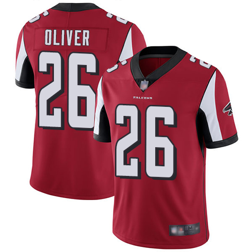 Nike Falcons #26 Isaiah Oliver Red Team Color Youth Stitched NFL Vapor Untouchable Limited Jersey