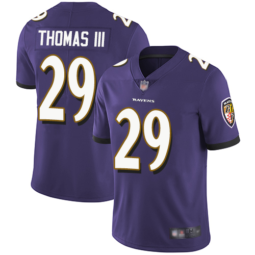 Nike Ravens #29 Earl Thomas III Purple Team Color Youth Stitched NFL Vapor Untouchable Limited Jersey