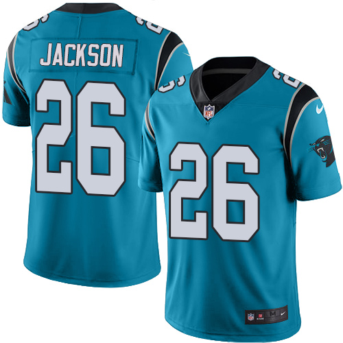 Nike Panthers #26 Donte Jackson Blue Alternate Youth Stitched NFL Vapor Untouchable Limited Jersey