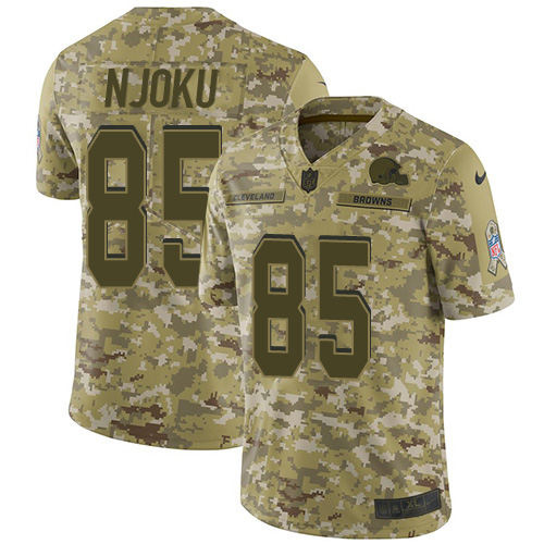 Nike Browns #85 David Njoku Camo Youth Stitched NFL Limited 2018 Salute to Service Jersey Nike Browns #85 David Njoku Camo Youth Stitched NFL Limited 2018 Salute to Service Jersey