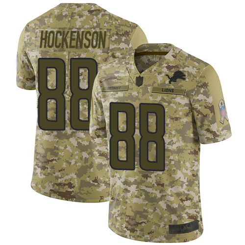 Nike Lions #88 T.J. Hockenson Camo Youth Stitched NFL Limited 2018 Salute to Service Jersey Nike Lions #88 T.J. Hockenson Camo Youth Stitched NFL Limited 2018 Salute to Service Jersey