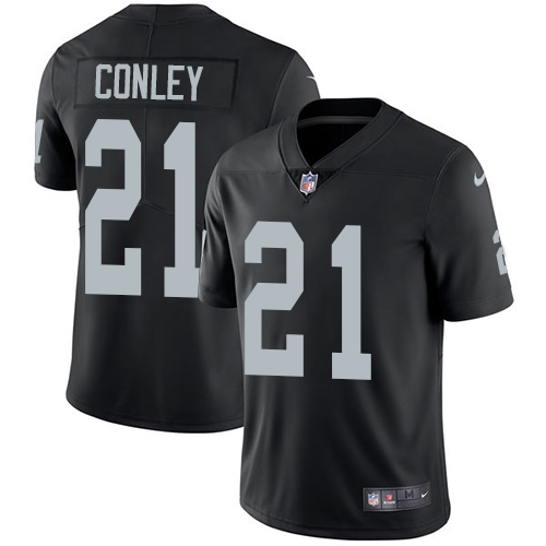 Nike Raiders #21 Gareon Conley Black Team Color Youth Stitched NFL Vapor Untouchable Limited Jersey