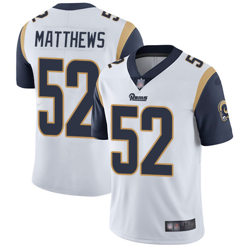 Nike Rams #52 Clay Matthews White Youth Stitched NFL Vapor Untouchable Limited Jersey Nike Rams #52 Clay Matthews White Youth Stitched NFL Vapor Untouchable Limited Jersey