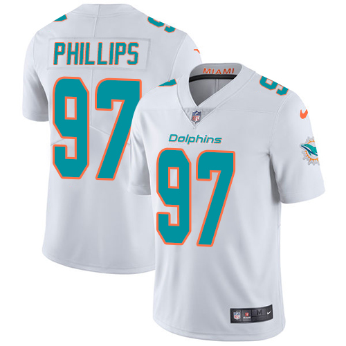 Nike Dolphins #97 Jordan Phillips White Youth Stitched NFL Vapor Untouchable Limited Jersey