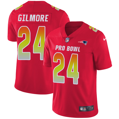 Nike Patriots #24 Stephon Gilmore Red Youth Stitched NFL Limited AFC 2019 Pro Bowl Jersey Nike Patriots #24 Stephon Gilmore Red Youth Stitched NFL Limited AFC 2019 Pro Bowl Jersey