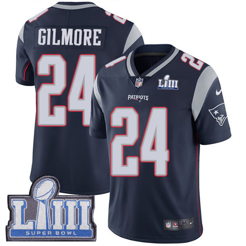 Nike Patriots #24 Stephon Gilmore Navy Blue Team Color Super Bowl LIII Bound Youth Stitched NFL Vapor Untouchable Limited Jersey Nike Patriots #24 Stephon Gilmore Navy Blue Team Color Super Bowl LIII Bound Youth Stitched NFL Vapor Untouchable Limited Jersey
