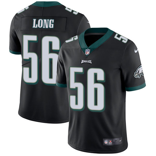 Nike Eagles #56 Chris Long Black Alternate Youth Stitched NFL Vapor Untouchable Limited Jersey