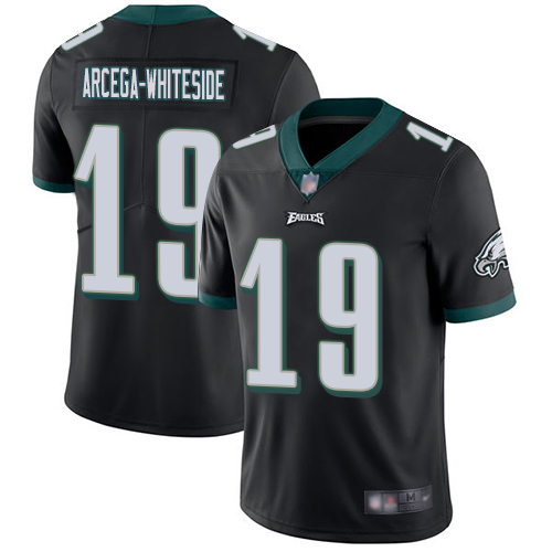 Nike Eagles #19 JJ Arcega-Whiteside Black Alternate Youth Stitched NFL Vapor Untouchable Limited Jersey Nike Eagles #19 JJ Arcega-Whiteside Black Alternate Youth Stitched NFL Vapor Untouchable Limited Jersey