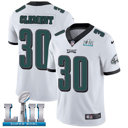 Nike Eagles #30 Corey Clement White Super Bowl LII Youth Stitched NFL Vapor Untouchable Limited Jersey Nike Eagles #30 Corey Clement White Super Bowl LII Youth Stitched NFL Vapor Untouchable Limited Jersey
